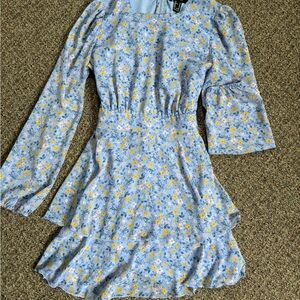 Forever 21 Blue Floral Mini Dress